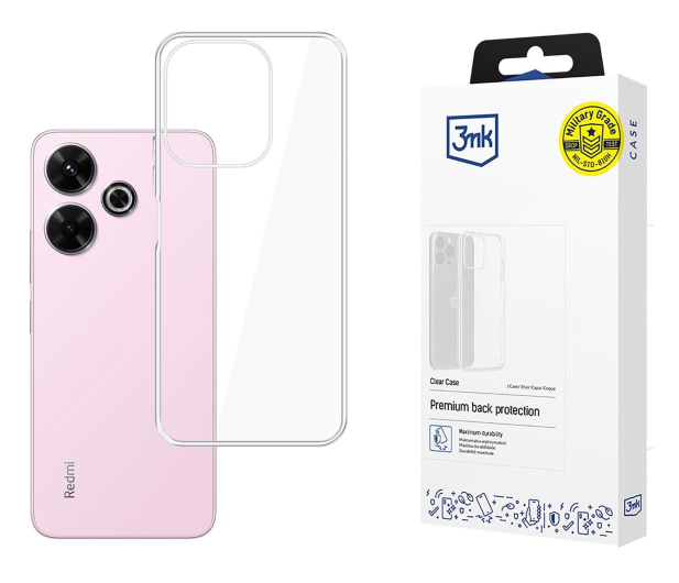 3mk Clear Case do Redmi Note 13R 5G/Redmi 13 4G - 1355649 - zdjęcie